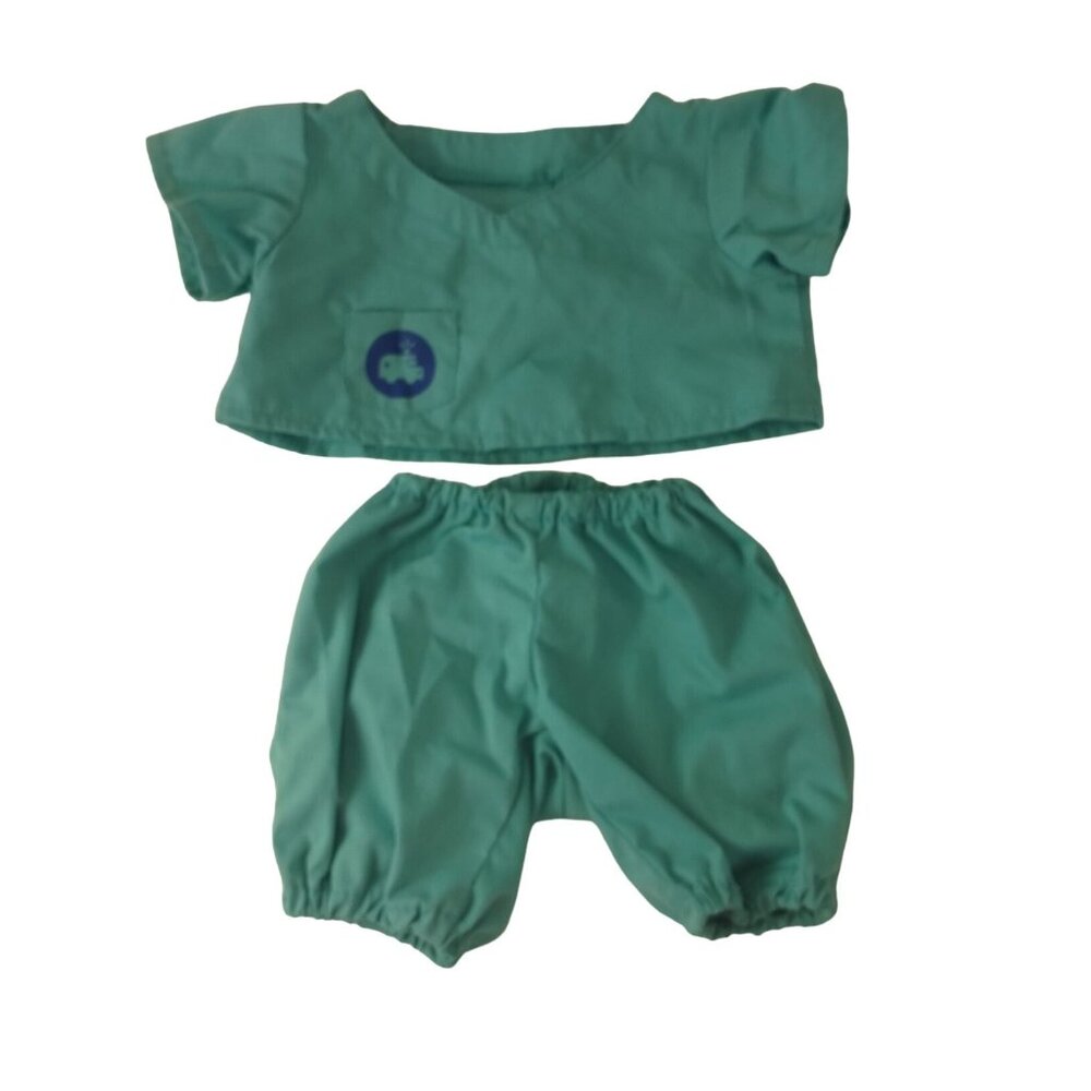 Unbranded Doll Clothes Green Scrubs Outfit